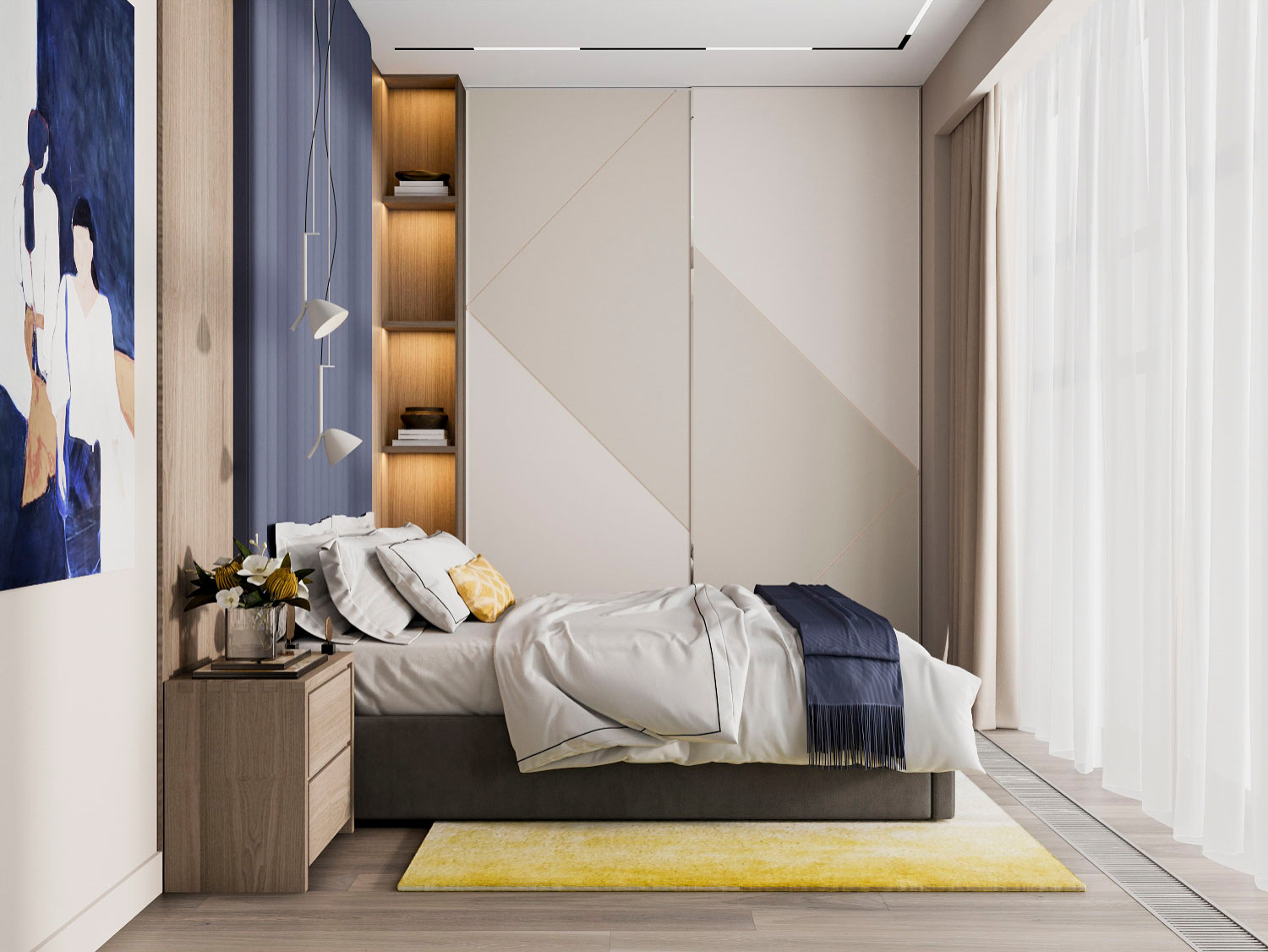 Гостевая спальня. Третий этаж.