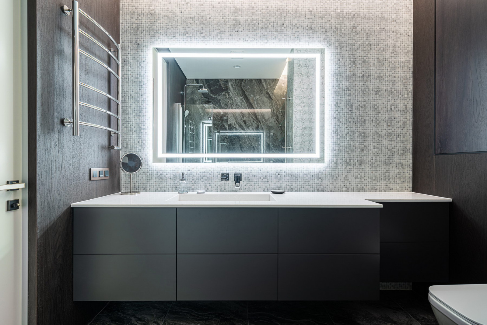 Тумба в санузел ЖК Смольный