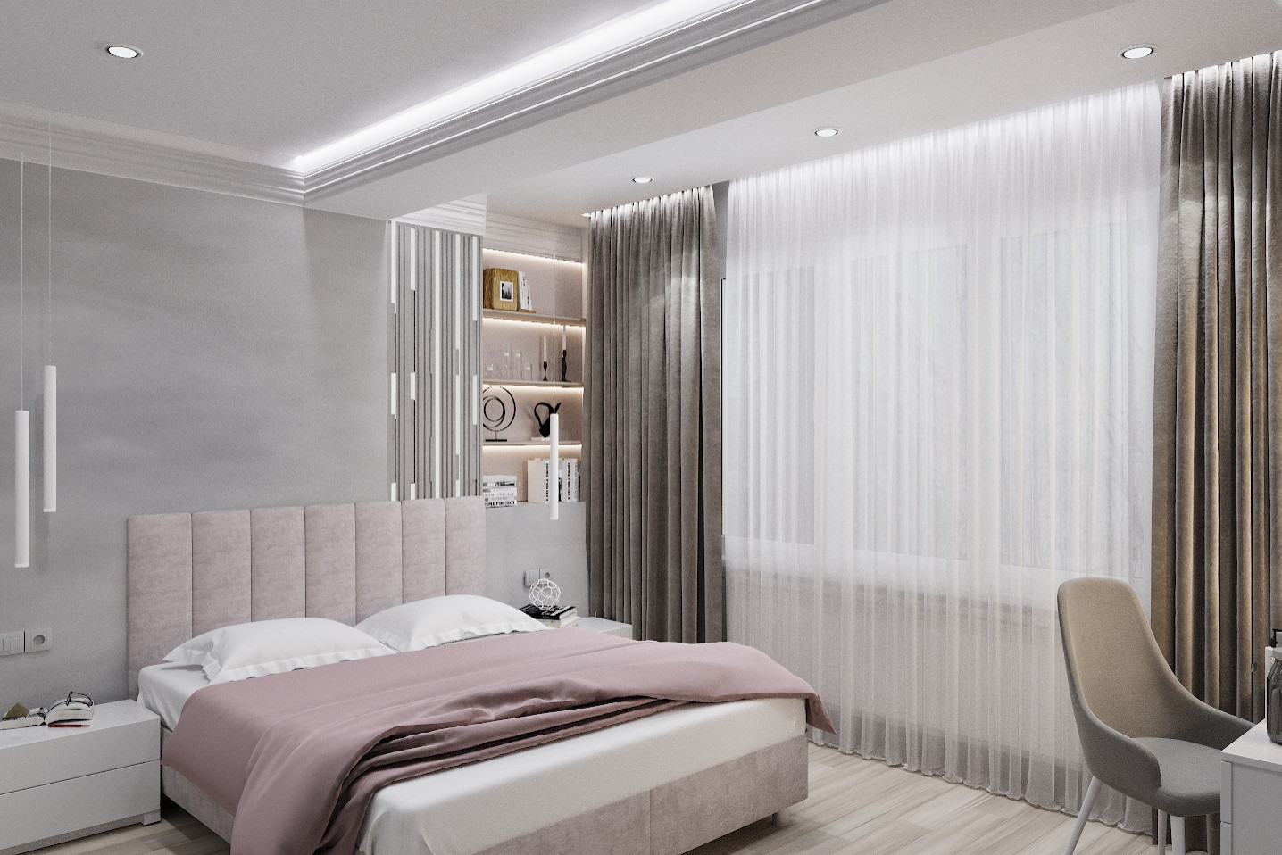 Трехкомнатная квартира в ЖК "Серебряный бор"