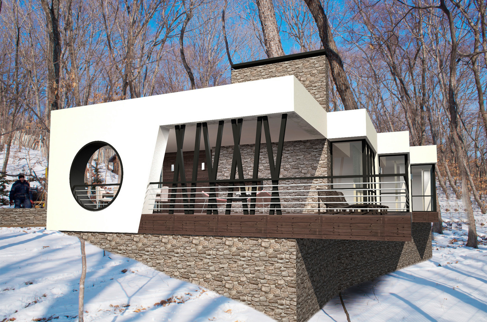 Дом для отдыха с видом на море