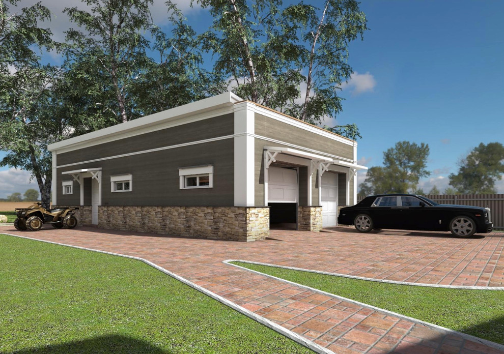 Обложка проекта: Проект гаража загородного дома.