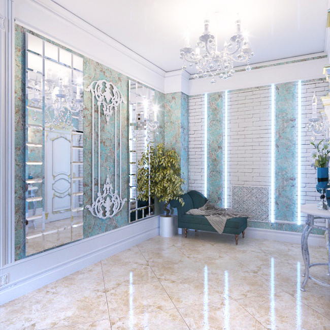 холл в жилом доме 500м.кв.