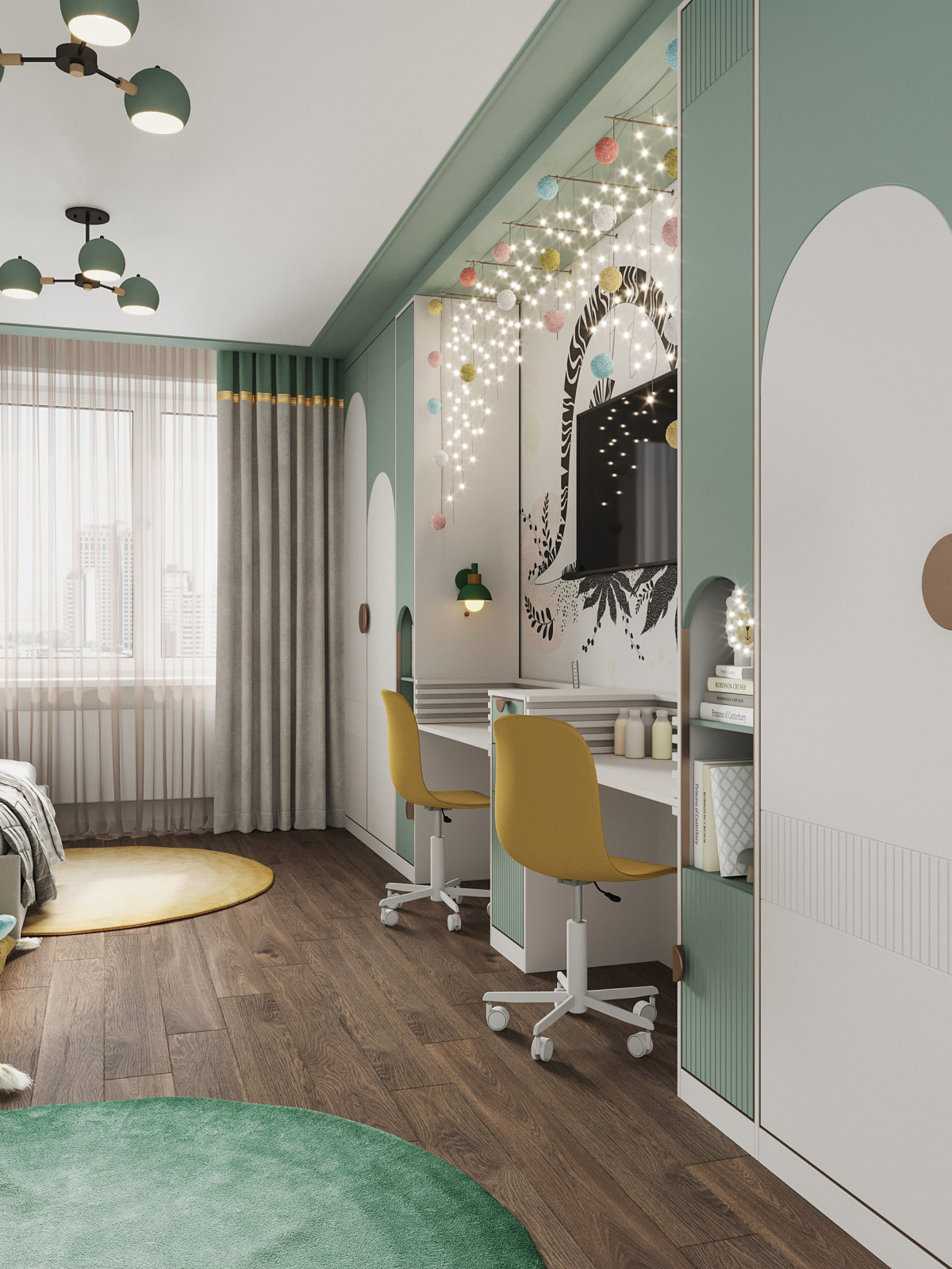 Дизайн двухкомнатной квартиры Парк 17