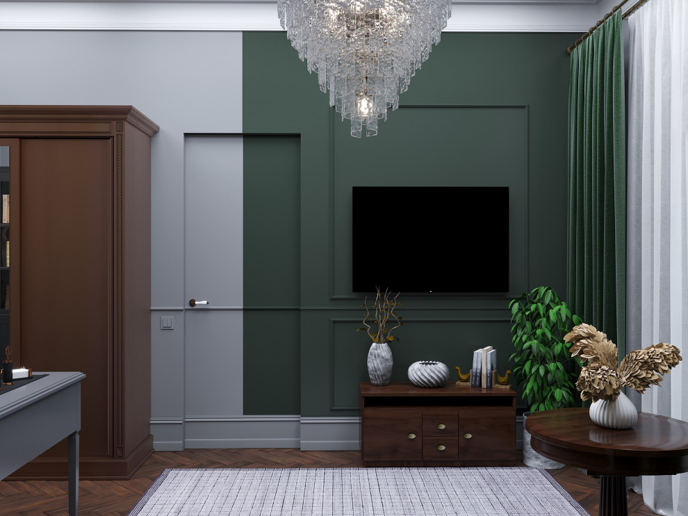 Дизайн-проект трехкомнатной квартиры для пары средних лет.