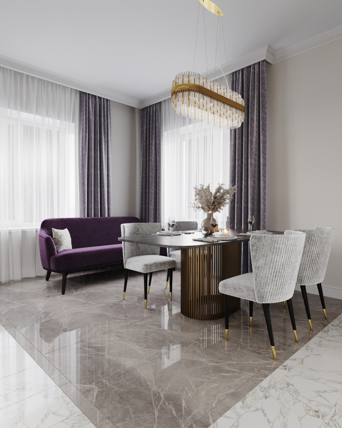 Реконструкция первого этажа в загородном доме