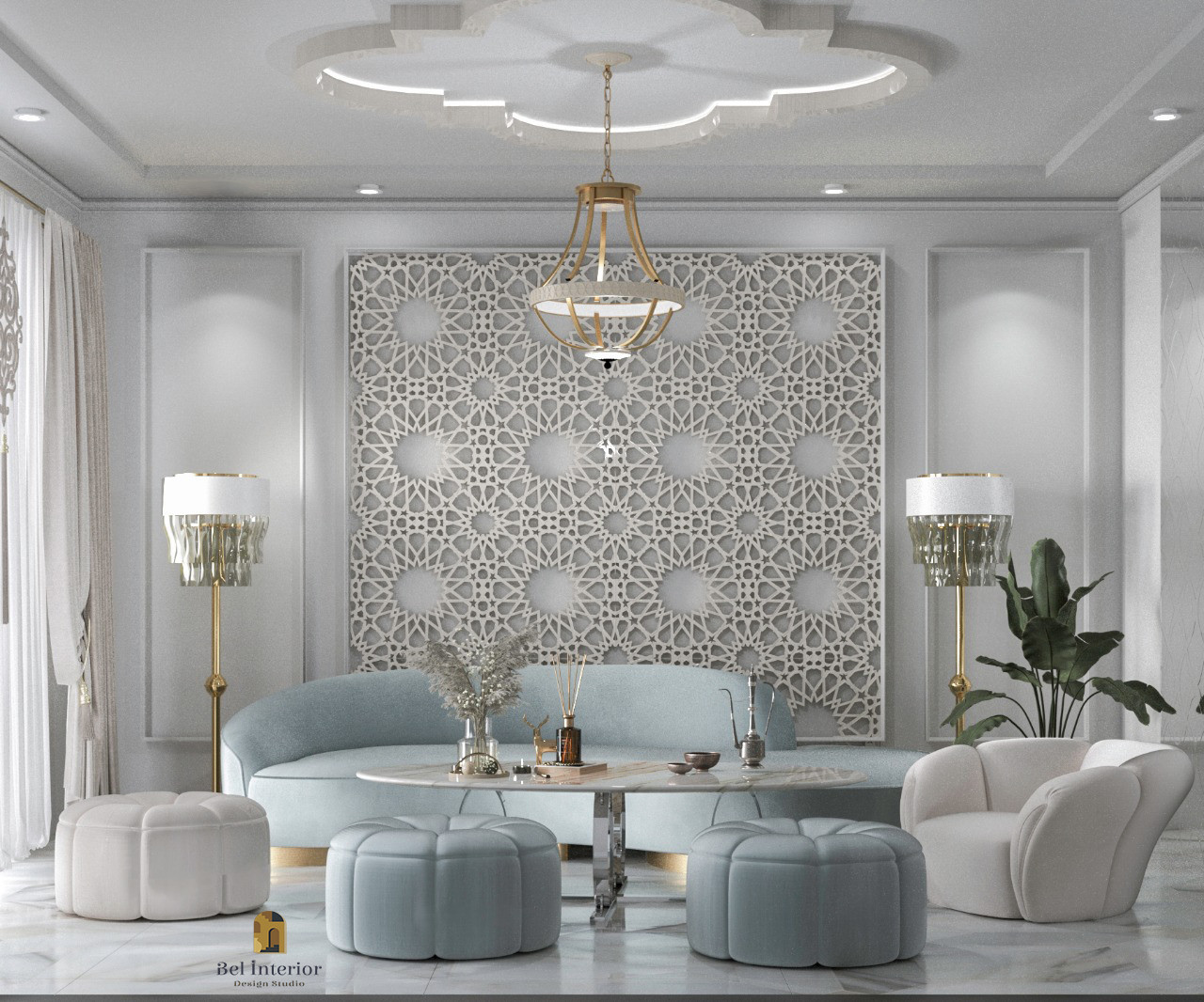 Апартаменты в современном арабском стиле