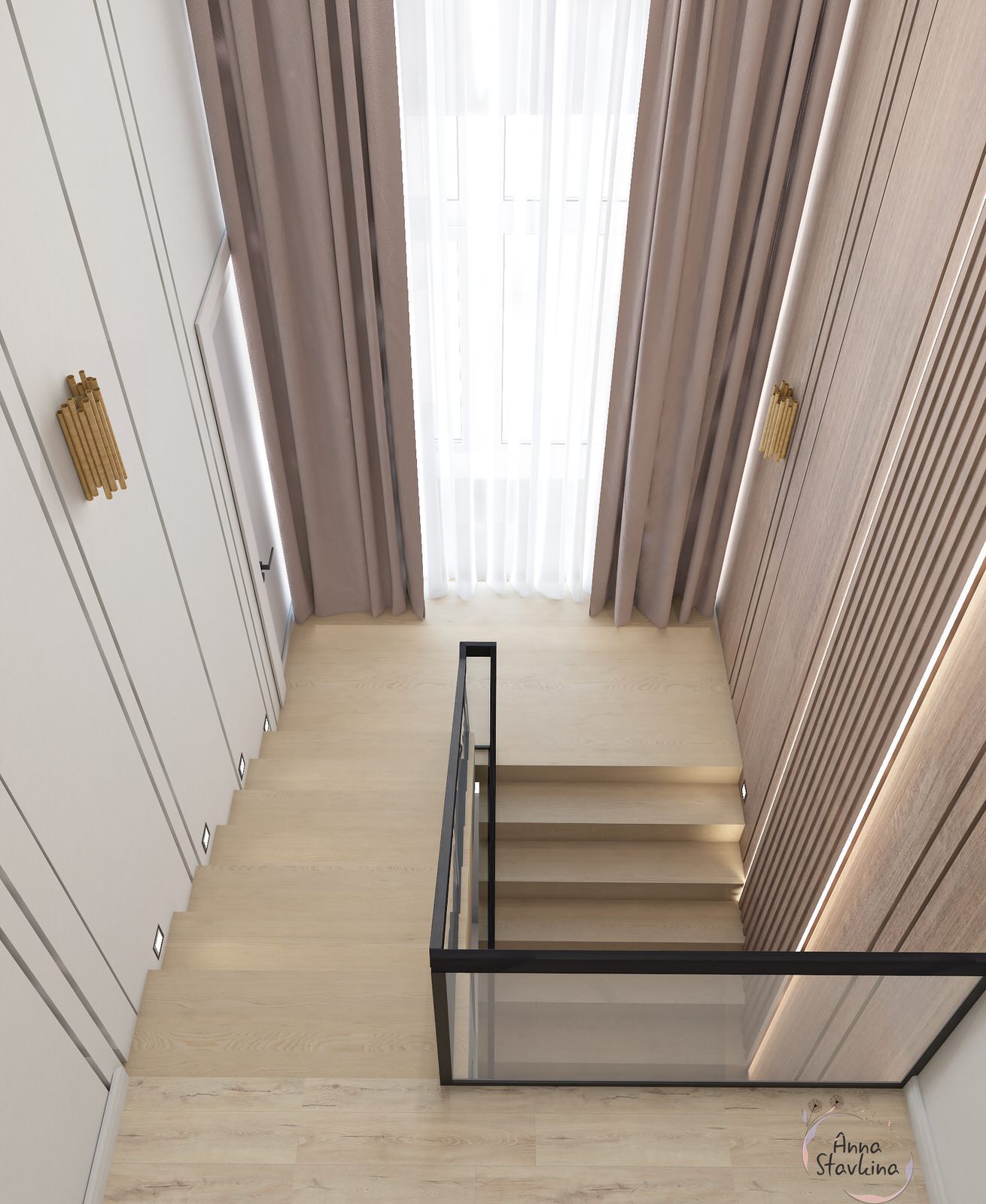 Обложка проекта: холл на втором этаже