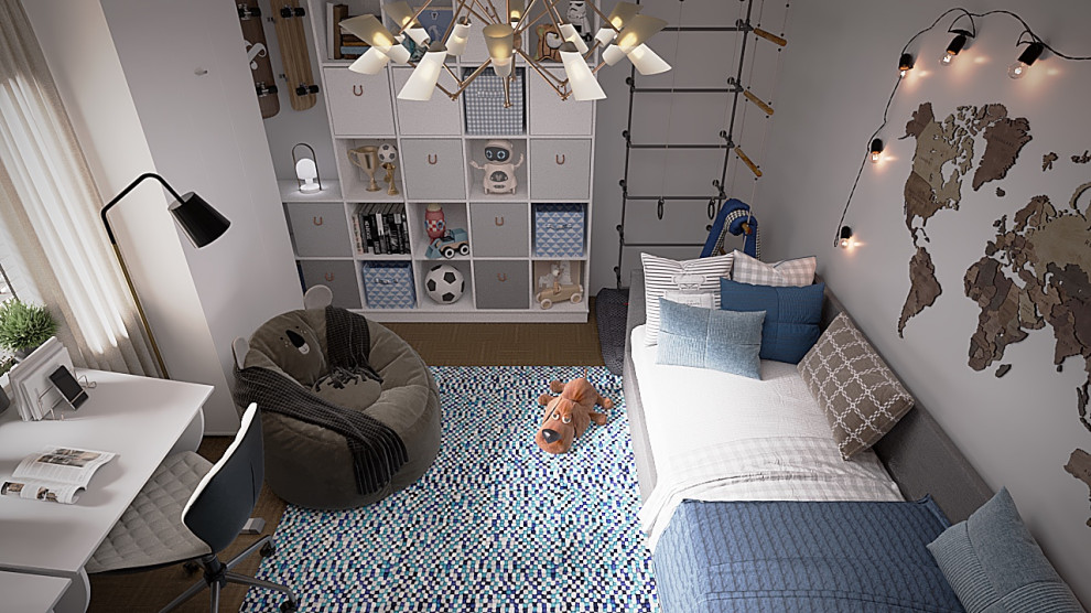 Обложка проекта: Квартира в Швейцарии. Детская комната для двух мальчиков.Apparemment in Switzerl