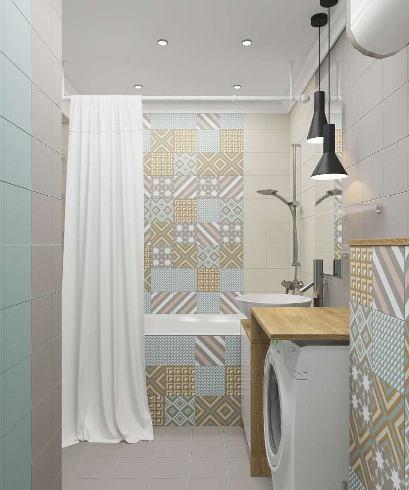 Дизайн интерьера ванной комнаты в Скандинавском стиле