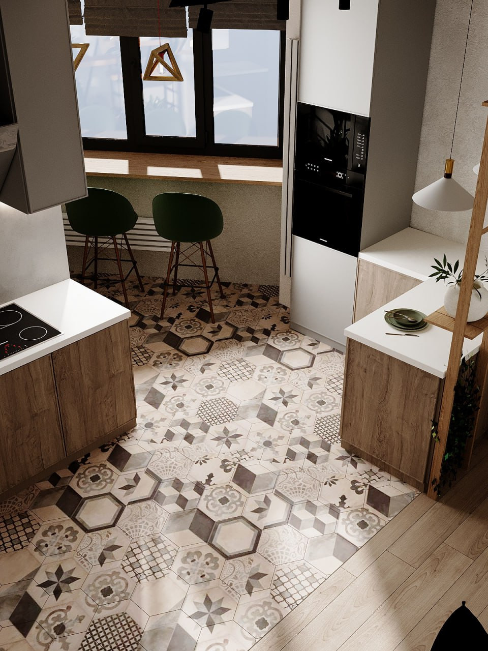 Интерьер квартиры (140 м2) в скандинавском стиле