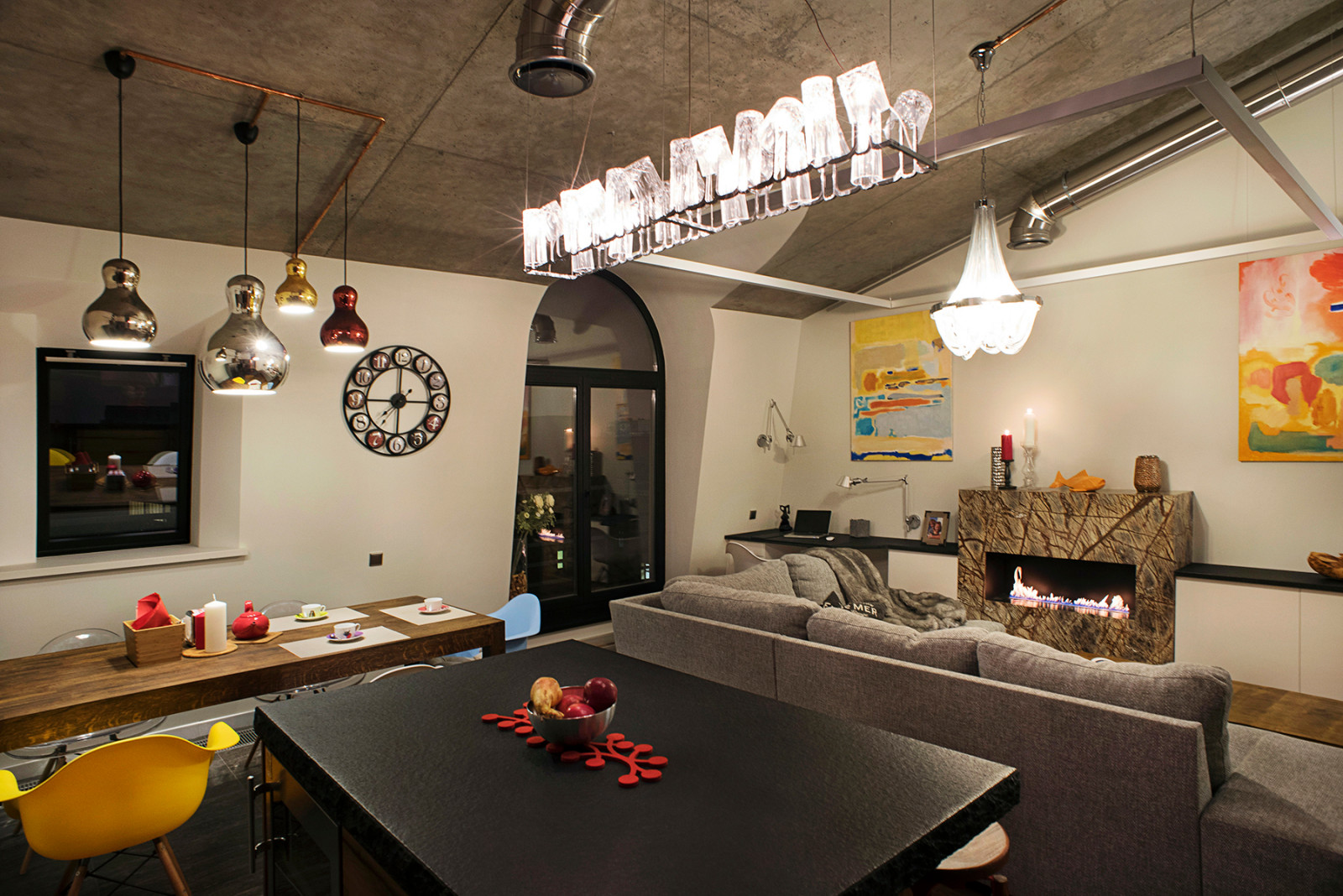 Лофт в мансарде