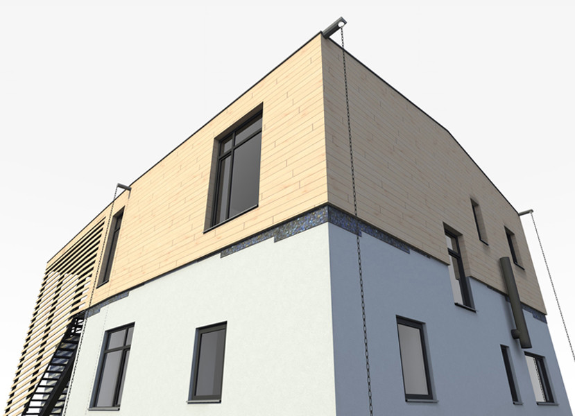 Индивидуальный жилой дом «Х» с беседкой и хоз. блоком