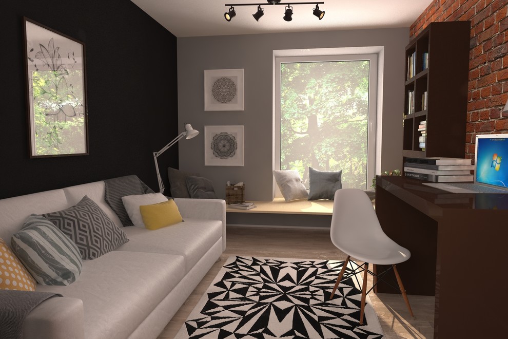 Кабинет в стиле эклектика