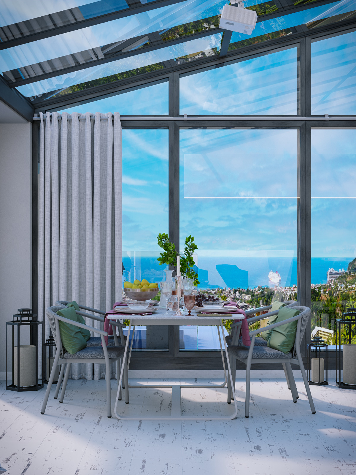 Обложка проекта: Апартаменты с видом на море