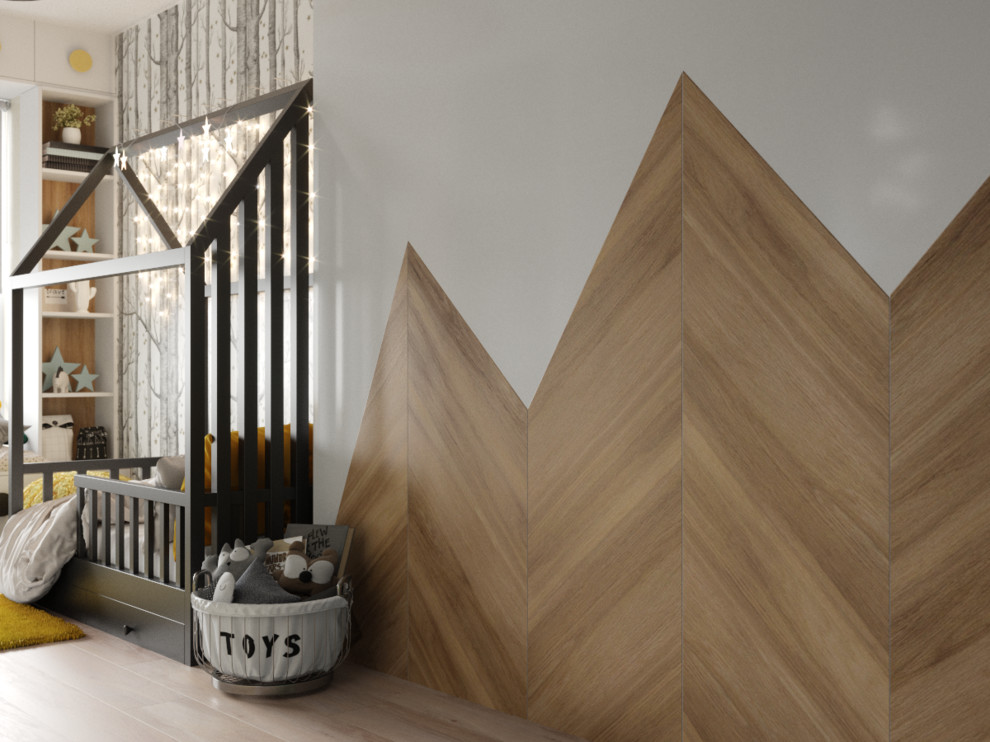 Детская из проекта для Алексея и Анастасии. Комната для малыша Гоши.