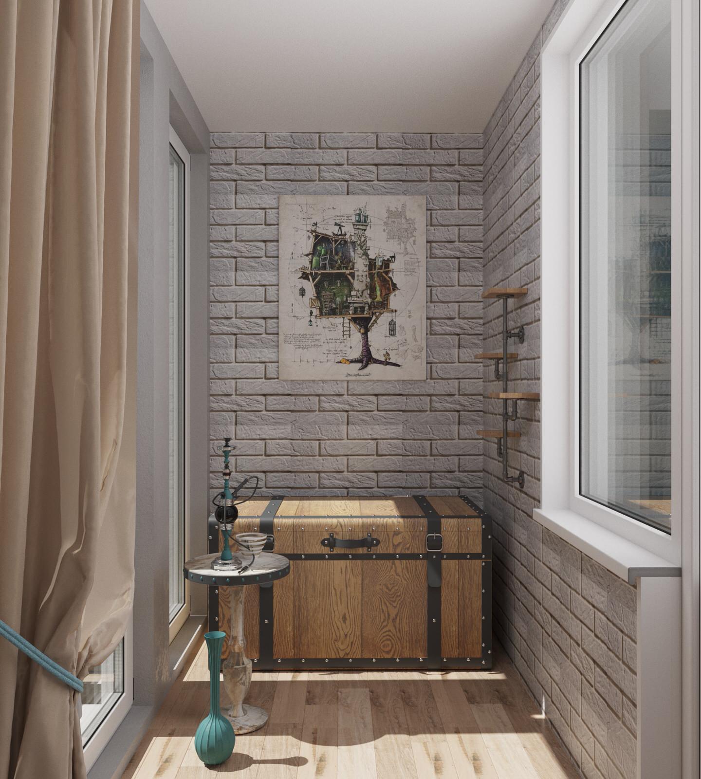 Квартира в стиле эклектики с элементами лофт