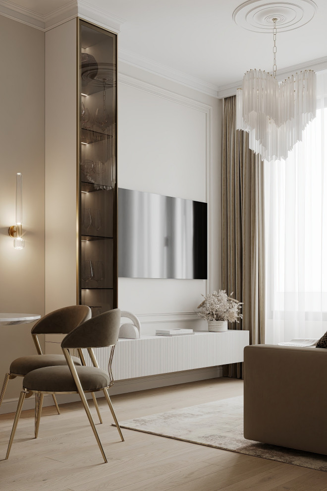 Дизайн и ремонт квартиры в ЖК Сердце Столицы - Поэзия неоклассики