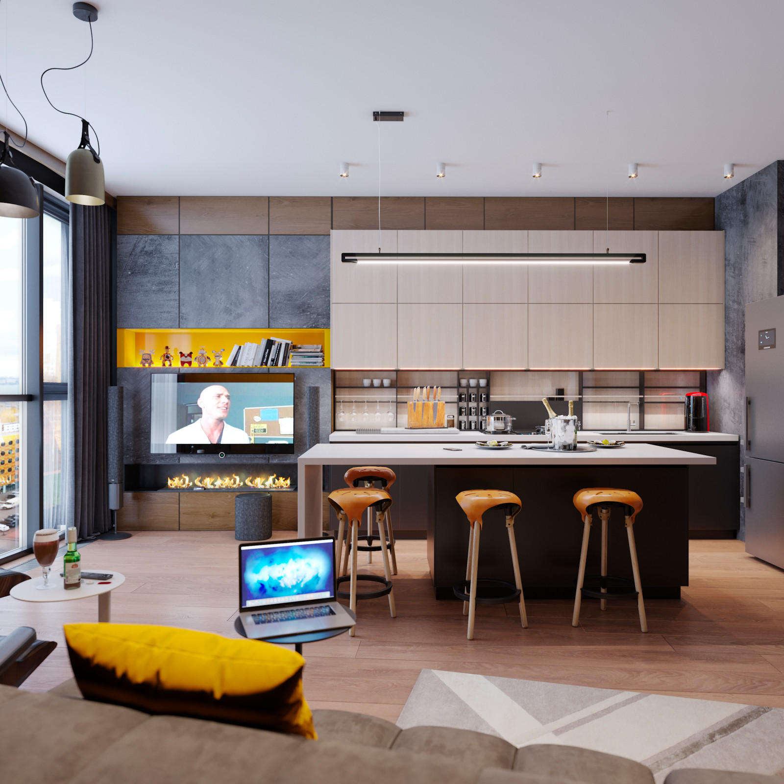 Обложка проекта: Интерьер квартиры в ЖК "5 Звезд"