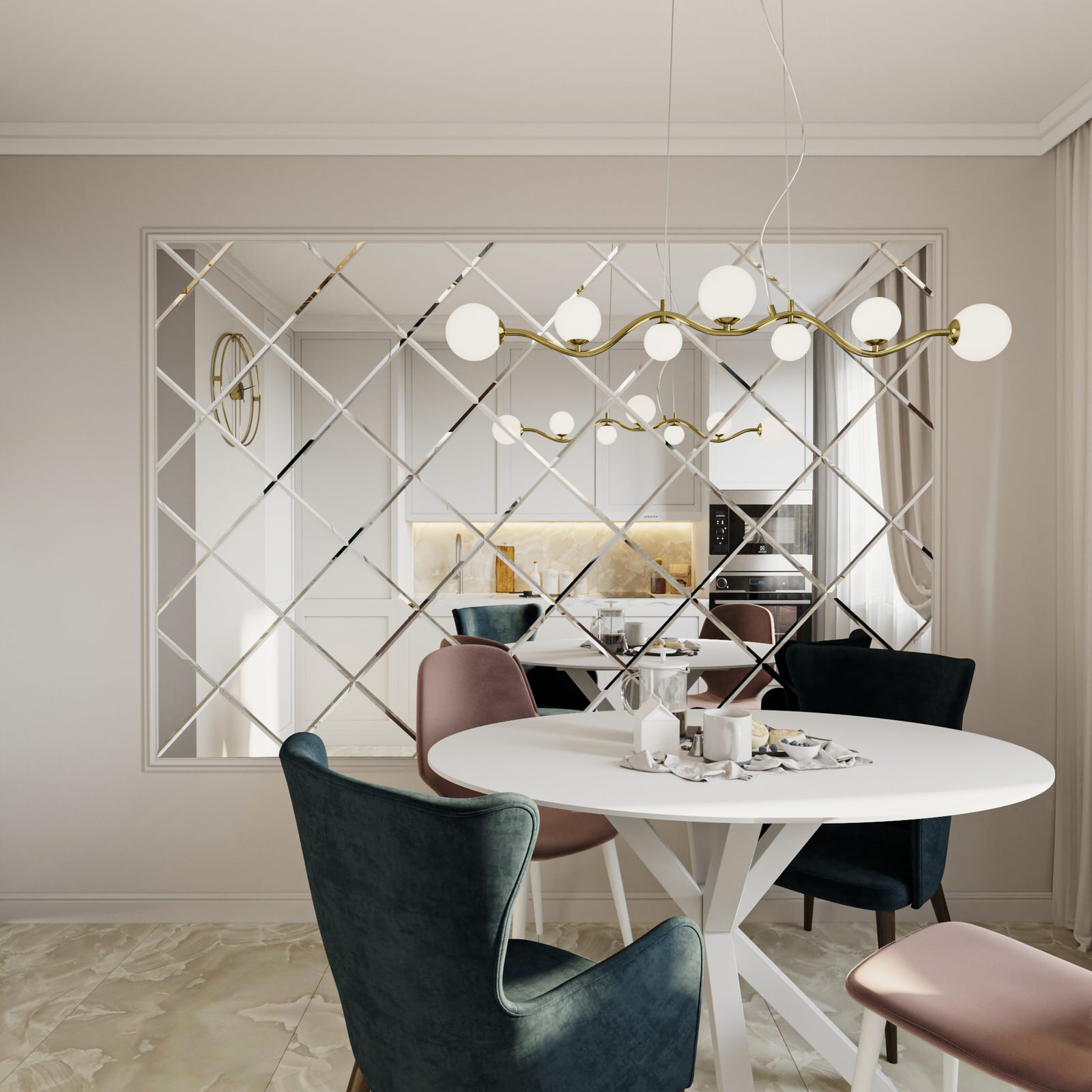 Дизайн интерьера 4-х комнатной квартиры