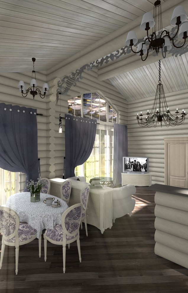 ДЕРЕВЯННЫЙ ДОМ В СОСНОВОМ БОРУ