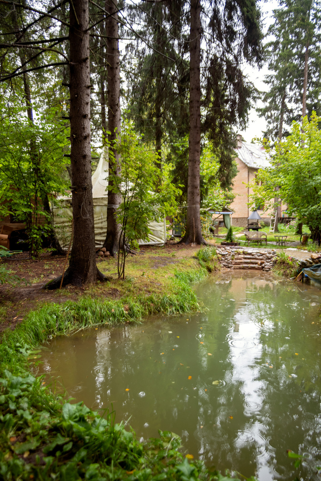 Декорирование беседки и участка Людмилы Хитяевой. "На дачу! С Наташей Барбье"