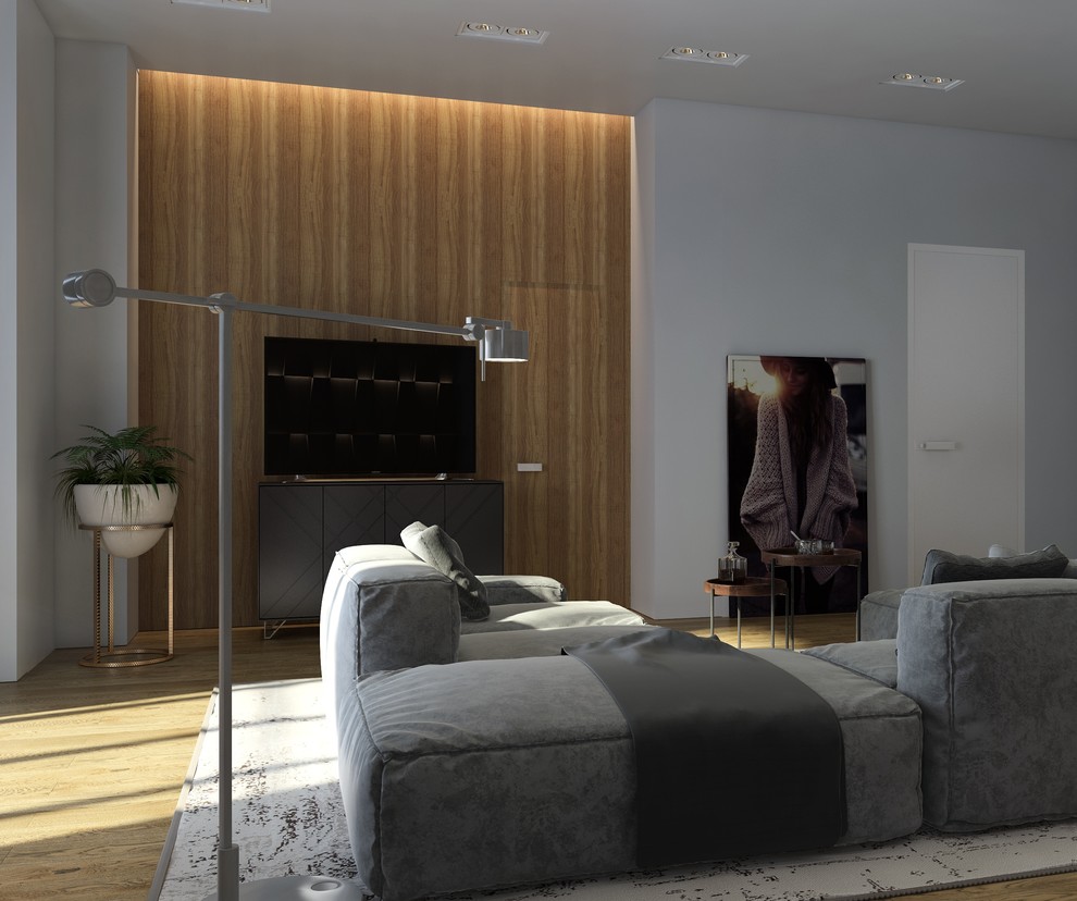 Дизайн кухни гостиной в загородном доме