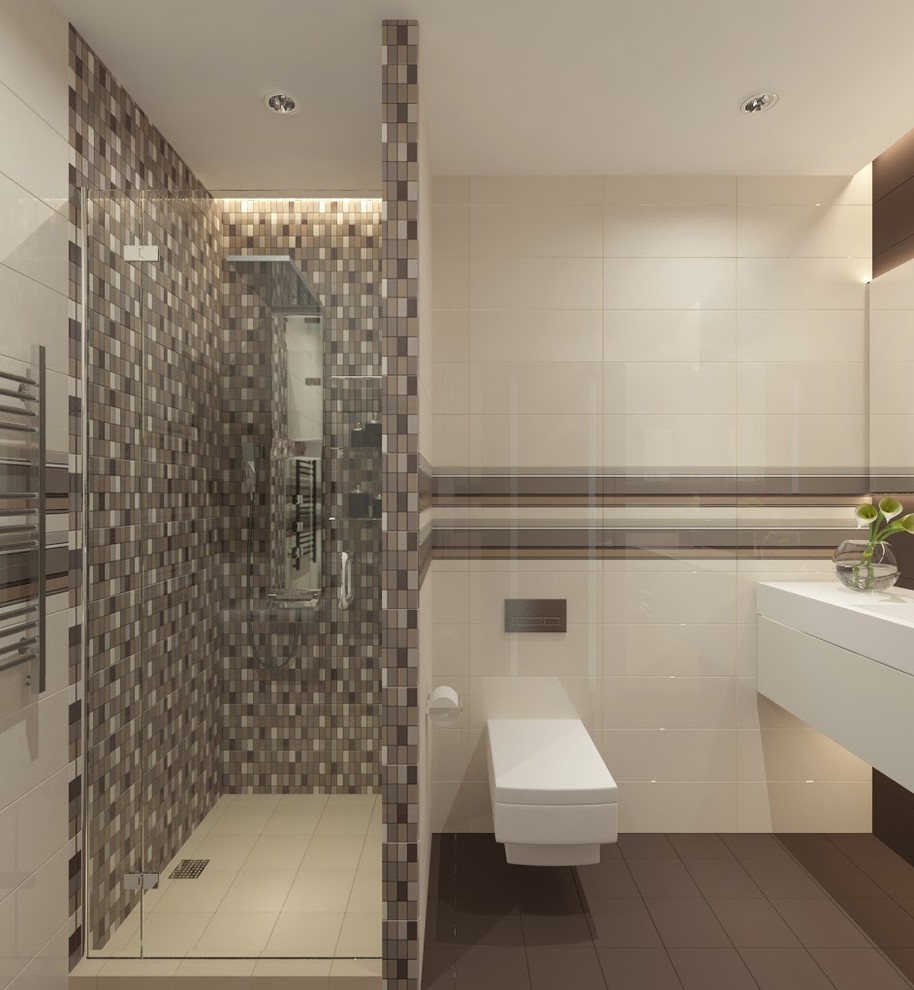 Дизайн-проект ванной комнаты от «Strekoza Design»