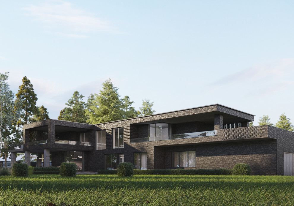 Проект архитектуры дома и сада в п. Нелжа  Врн. обл.