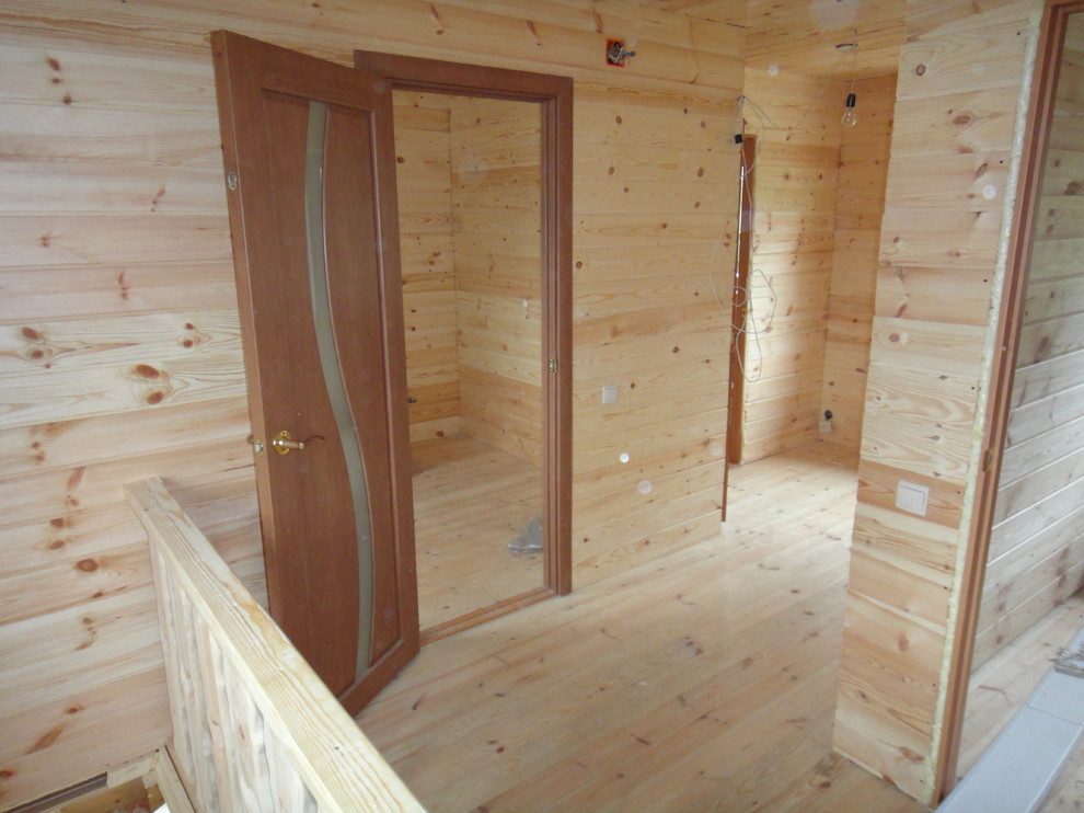 Отделка дома рядом с баней