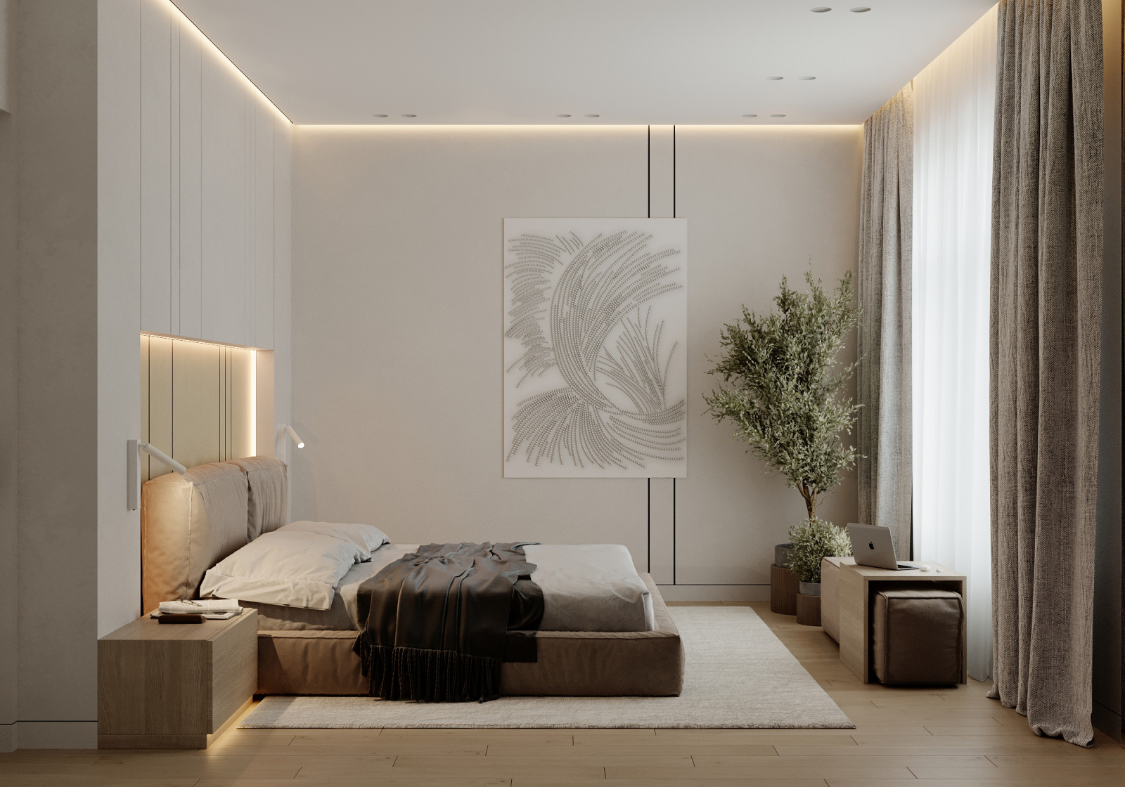 Мастер спальня