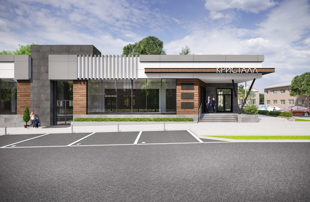 Реконструкция фасадов магазина "Мечта"