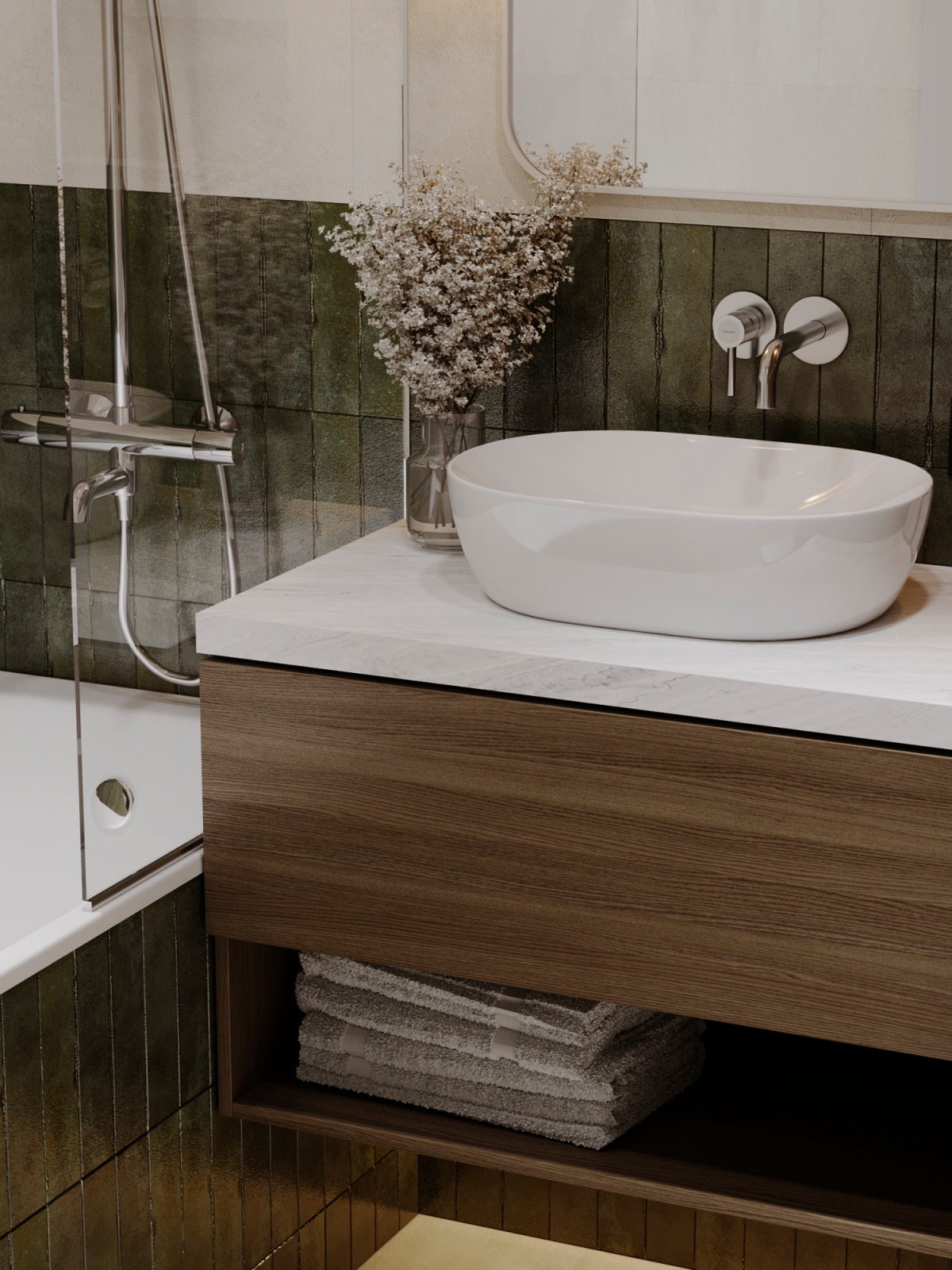 Уютный интерьер в ЖК Западный Порт