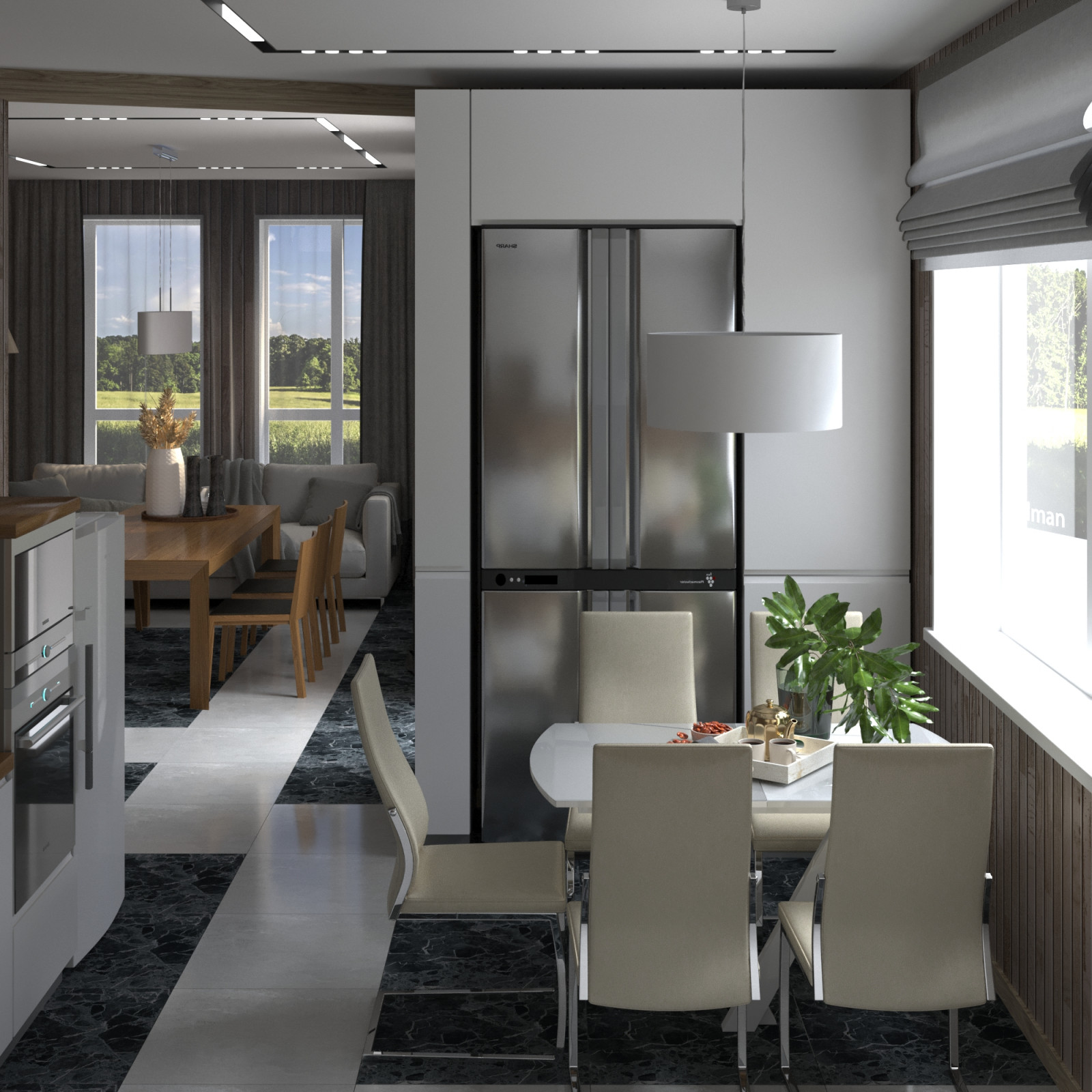 Интерьер деревянного дома, Нижегородская область