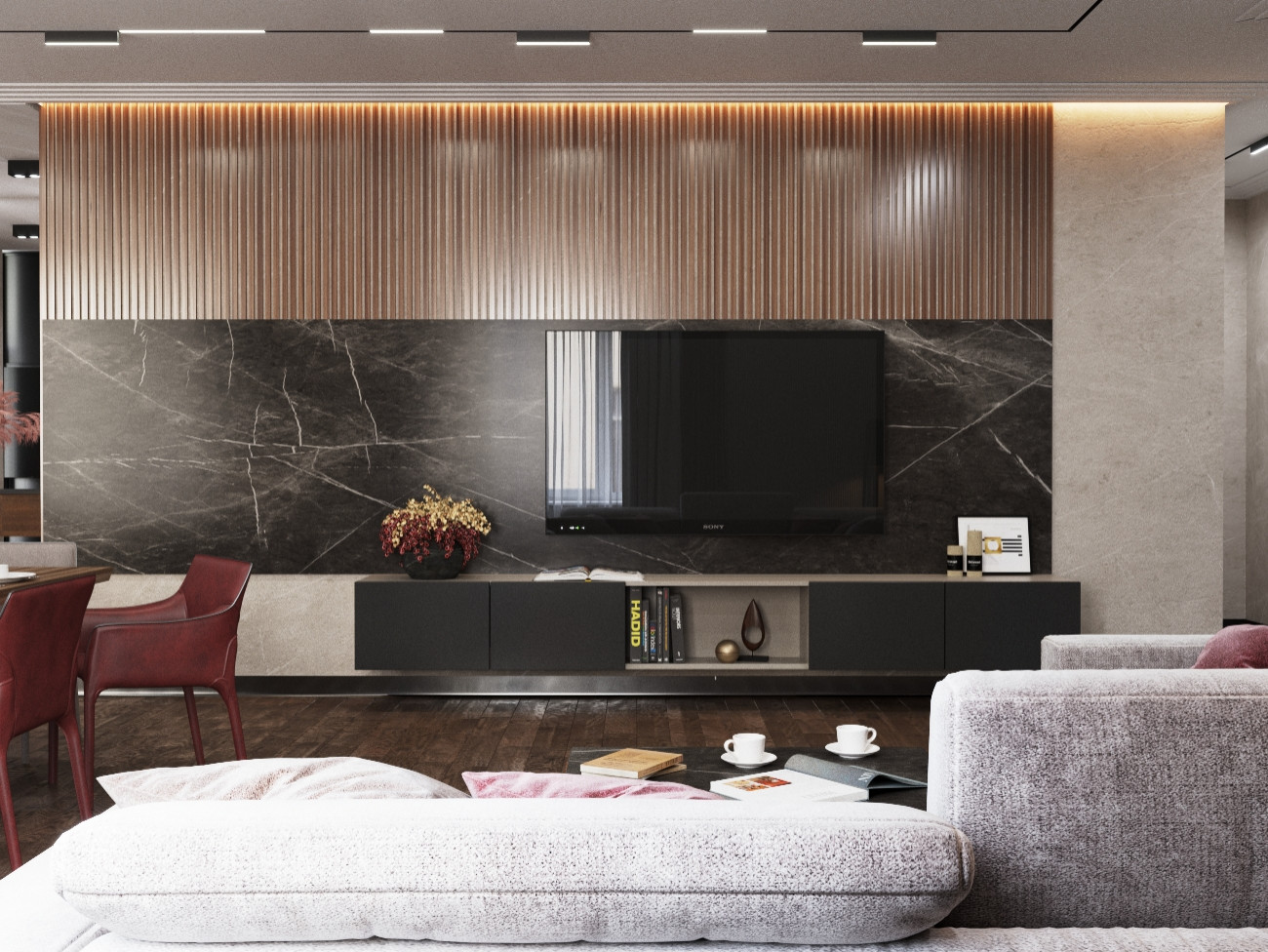 Кухня-гостиная в ЖК "Бульварный переулок"