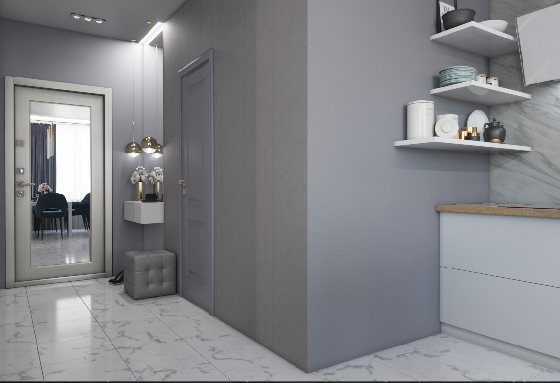 Проект квартиры со свободной планировкой