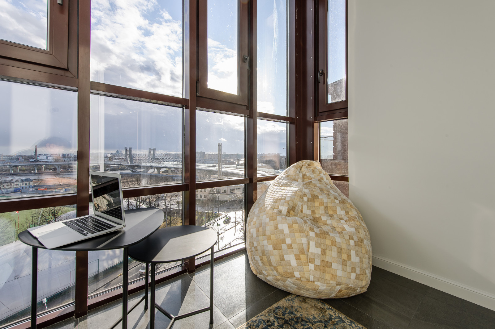 Балкон. Дизайн проект квартиры на Петровском острове