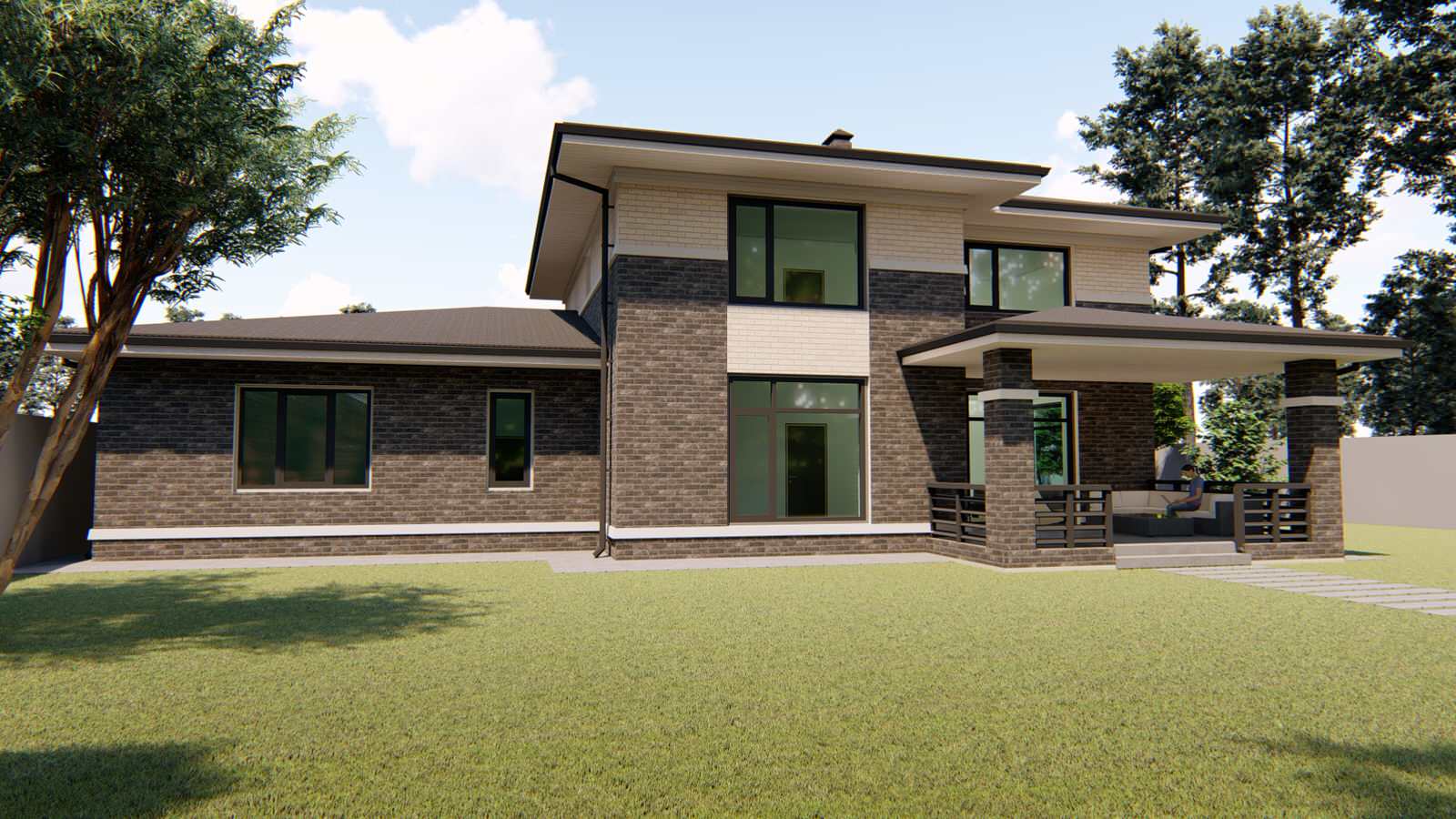 Проект коттеджа в г. Новосибирск