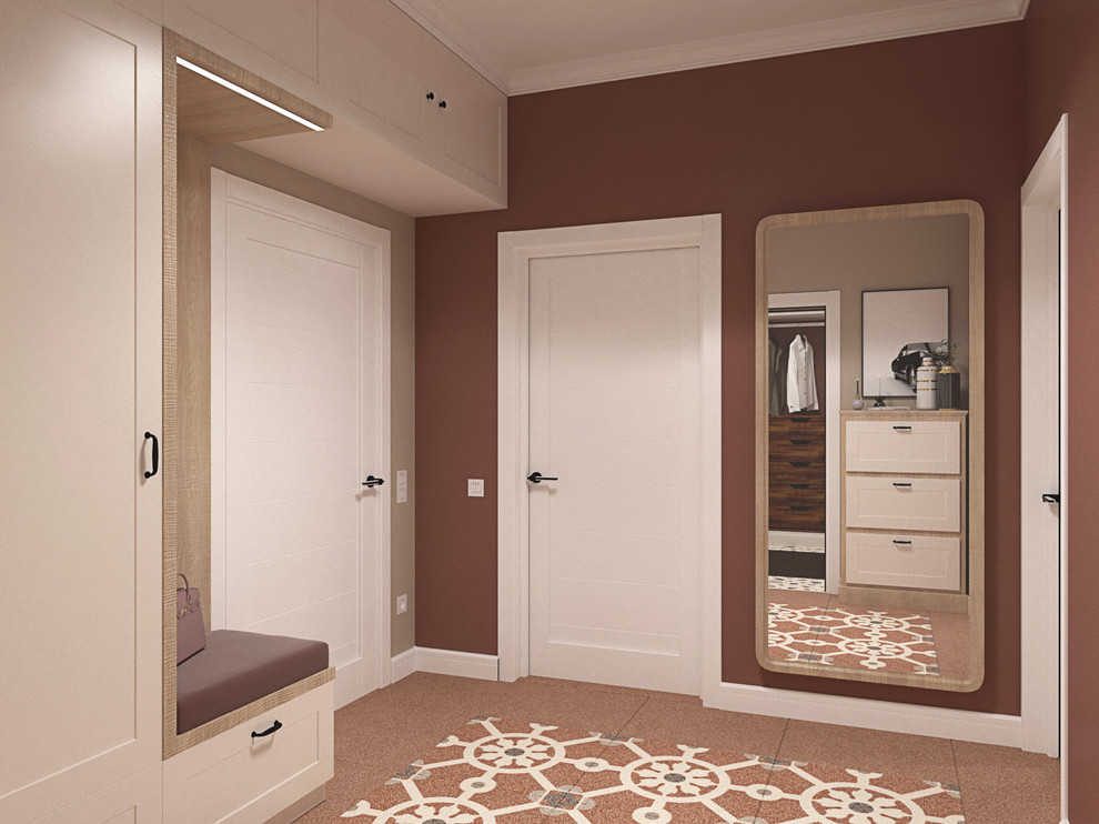 Обложка проекта: Яркая прихожая (+ гардеробная)