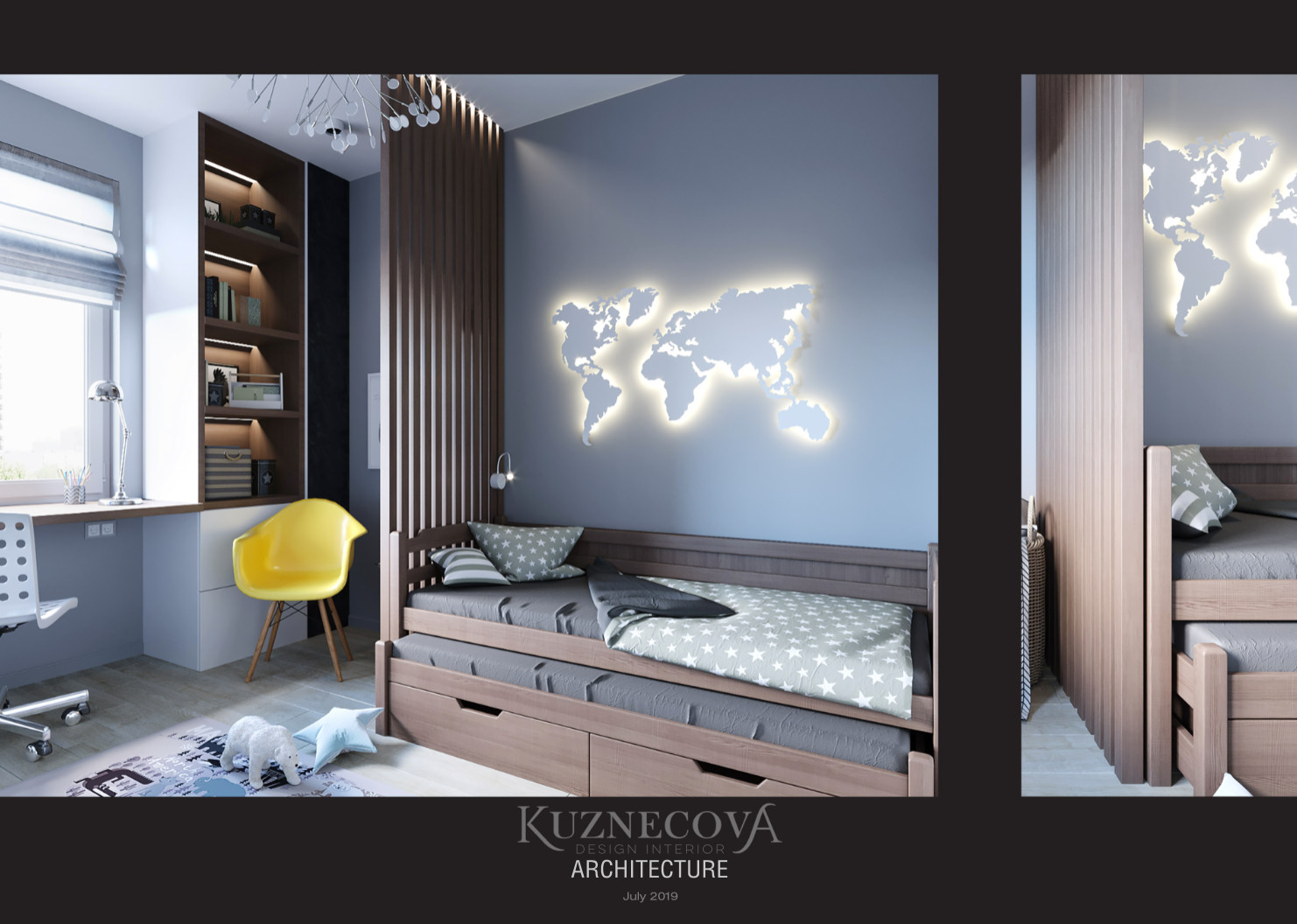 Дизайн проект квартиры 60 кв.м.