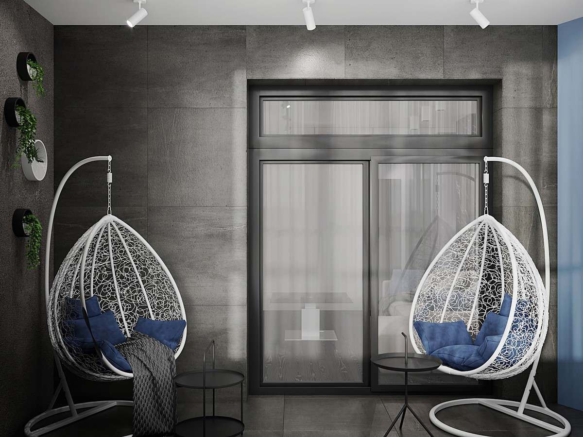 Интерьер квартиры в современном стиле, ЖК «Остров», 90 кв.м.