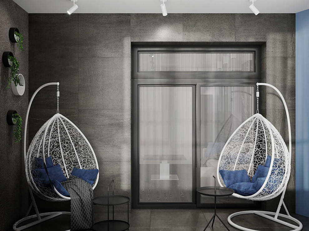 Интерьер квартиры в современном стиле, ЖК «Остров», 90 кв.м.