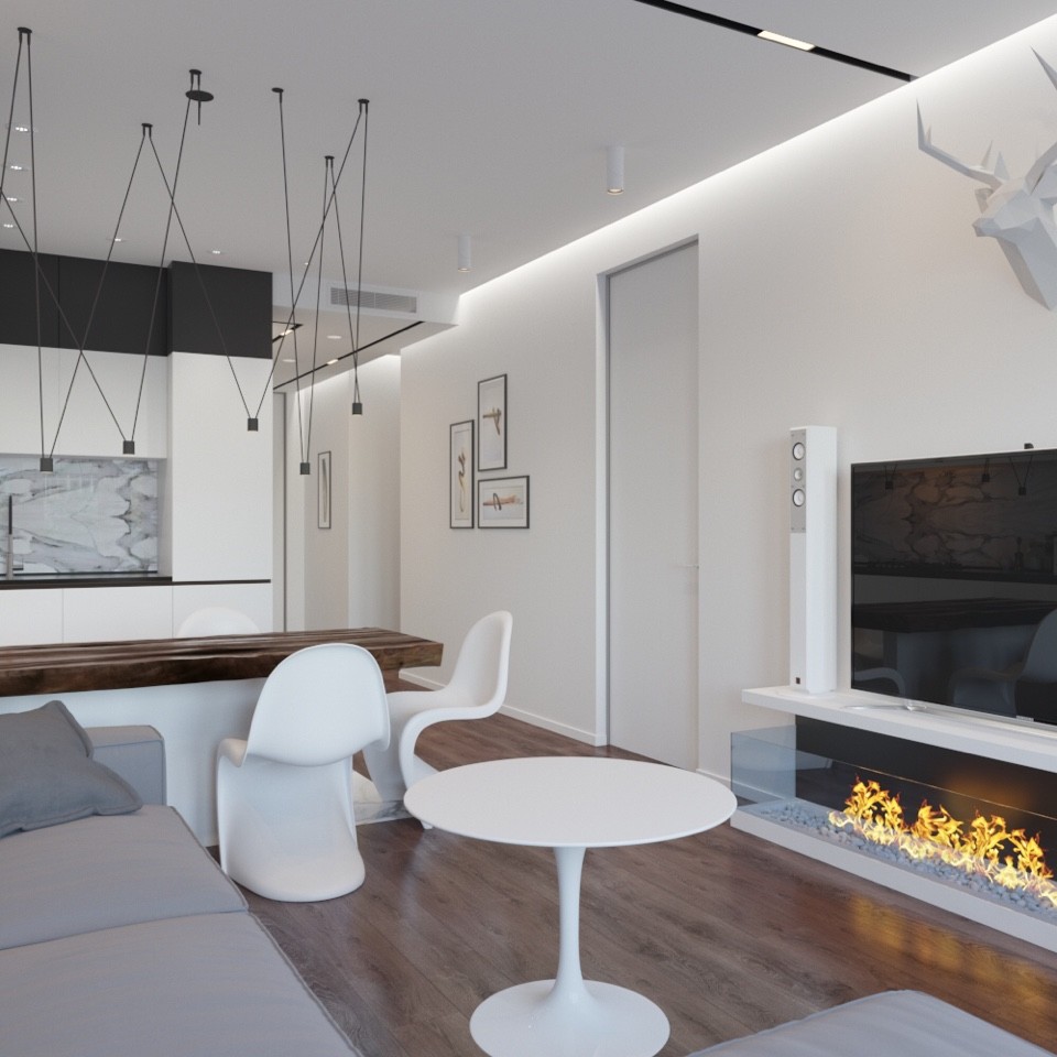 Минималистичная квартира в новостройке