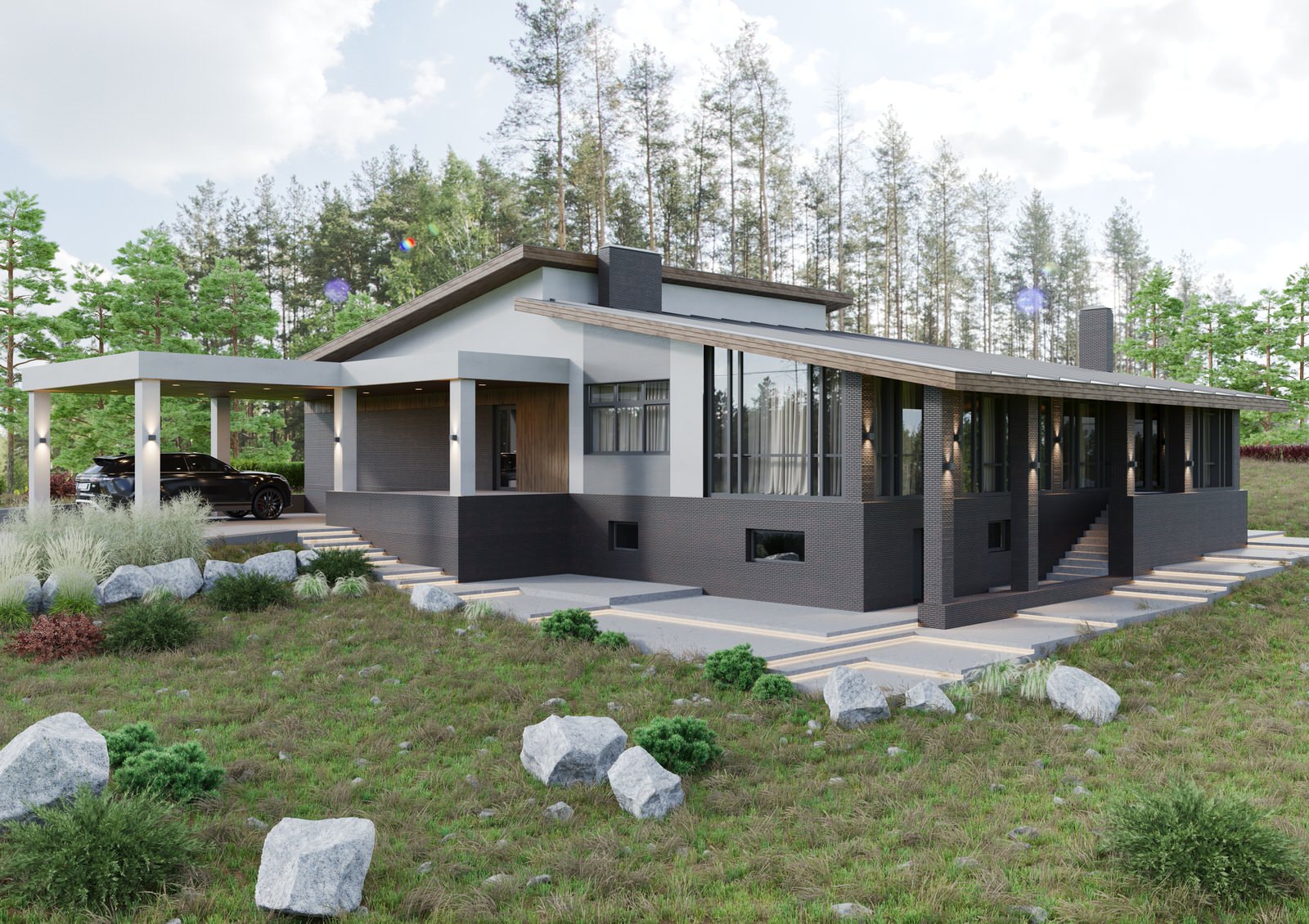 Обложка проекта: Проект дома в г. Белгороде, р-н Юго-Западный