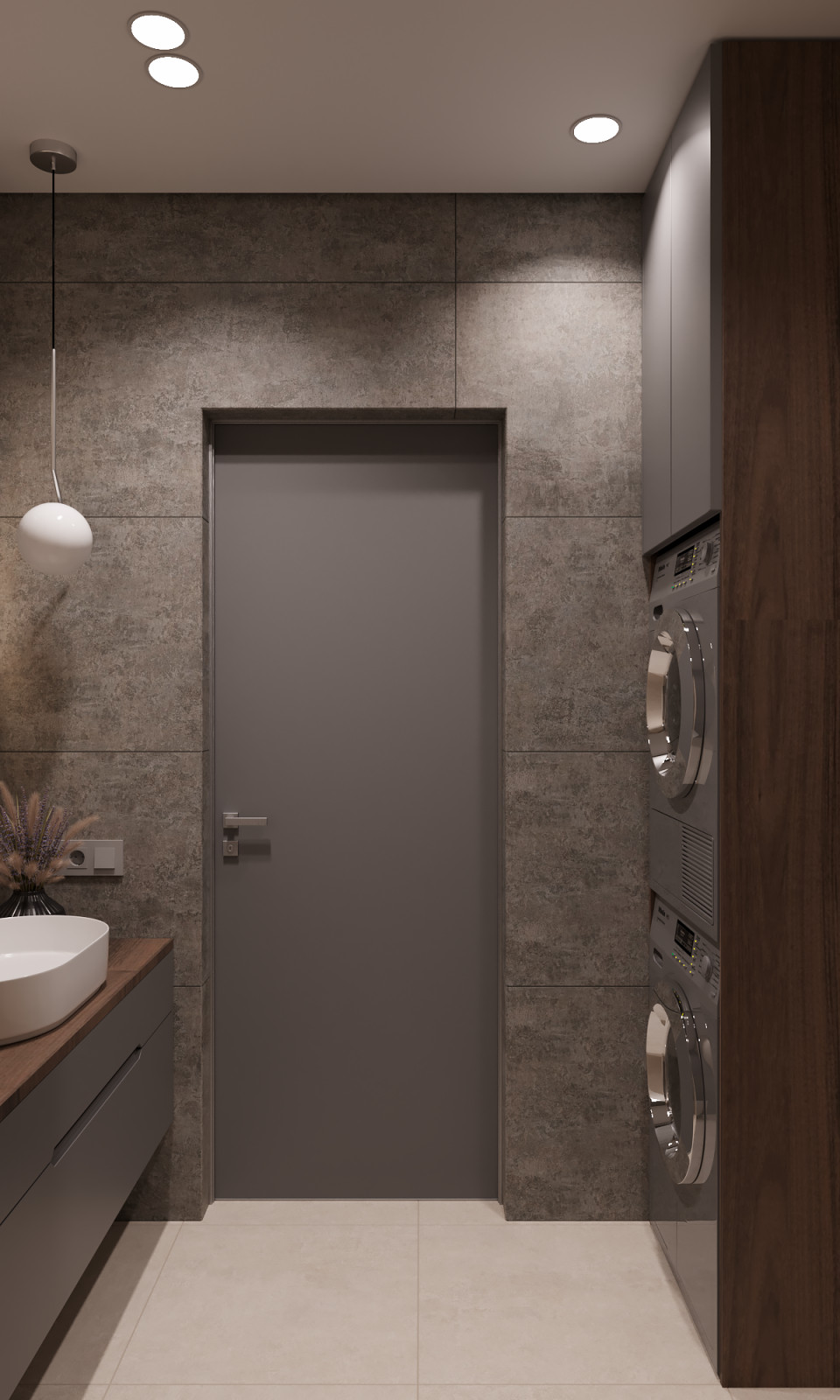 Дизайн проект квартиры в современном стиле, для девушки.