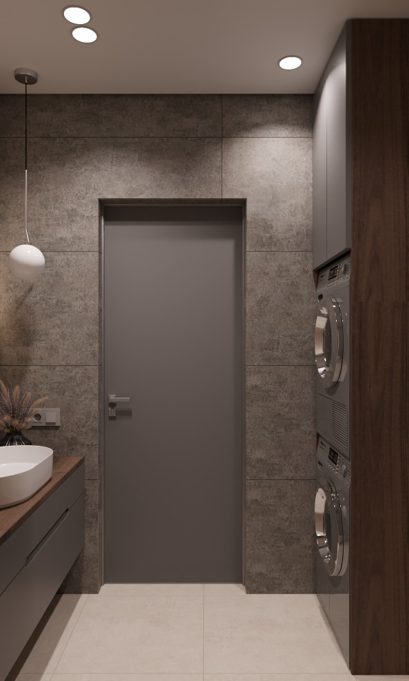 Дизайн проект квартиры в современном стиле, для девушки.