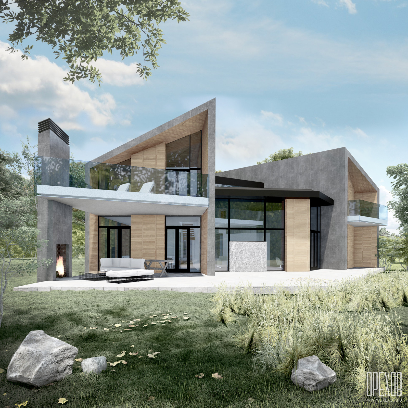 Обложка проекта: Дом на полуострове