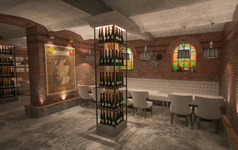 Дизайн-проект винного магазина от  «Strekoza Design»