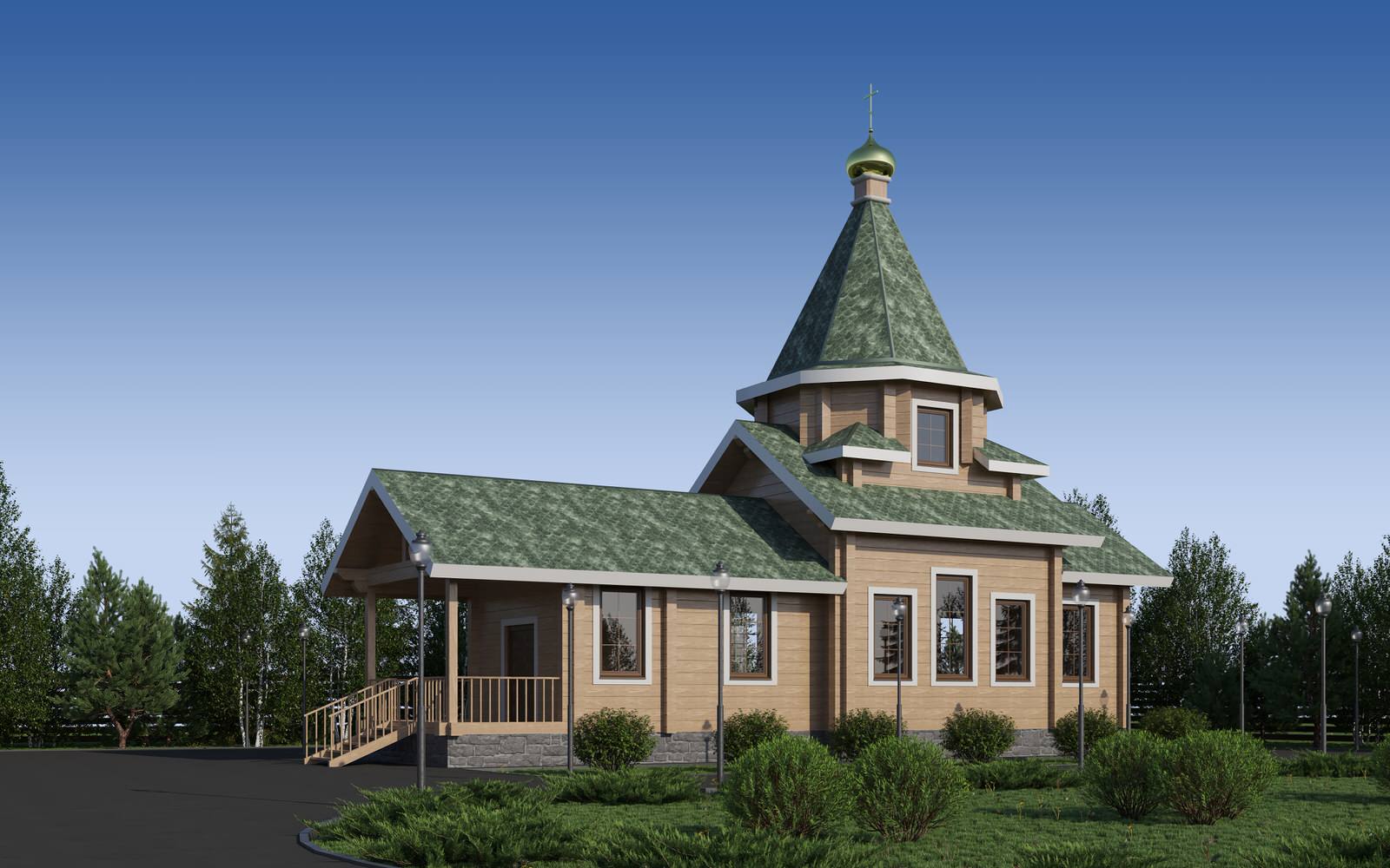 Храмовый комплекс в честь св. пр. Иоанна Кронштадского в посёлке Лимбяяха