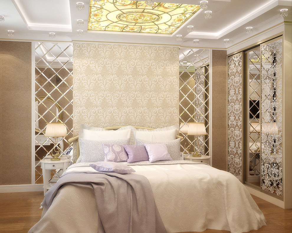 European elegance in bedroom design - 3D vizualisation