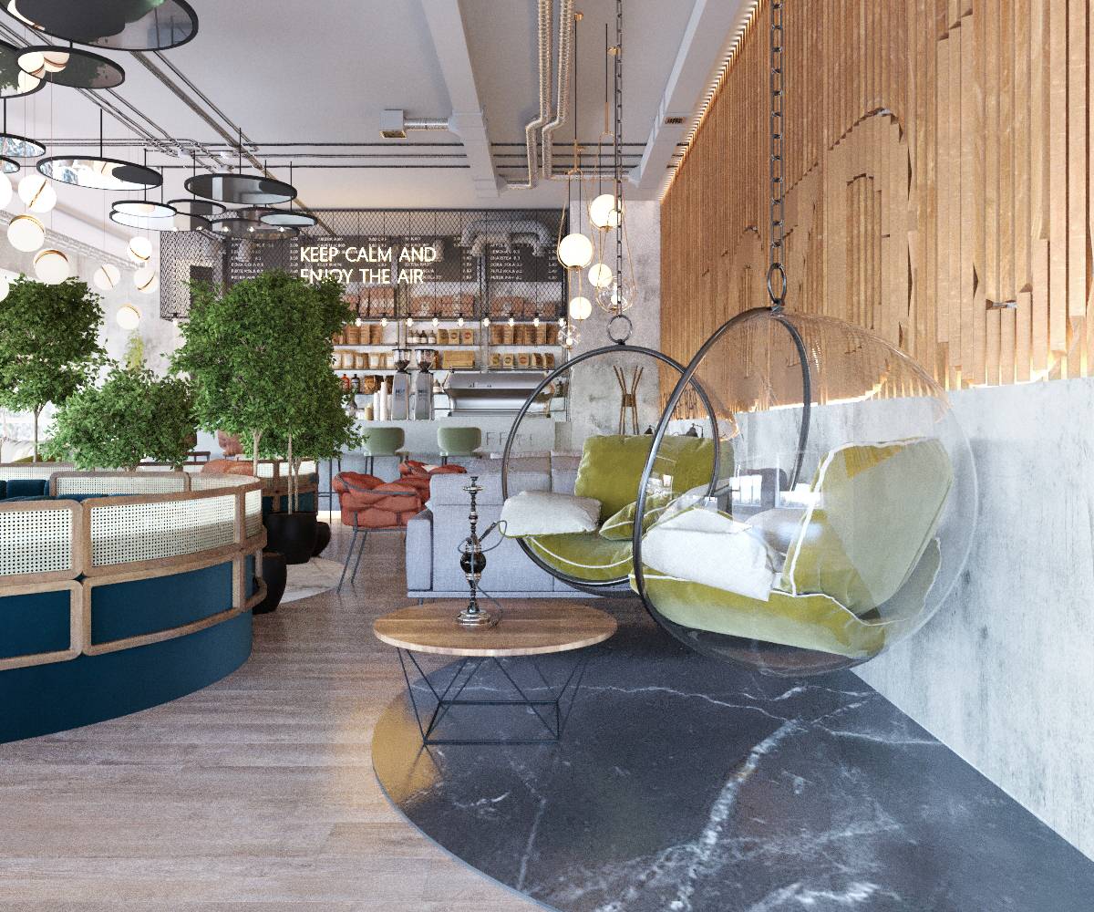 Lounge-bar "VOZDUH". Волжский